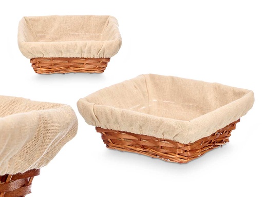 Cesta cuadrada mimbre madera: Elegancia y utilidad para tu hogar