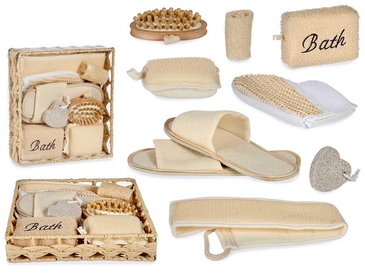 Cesta rattan cuadrada: organización elegante para tu baño en 2 colores