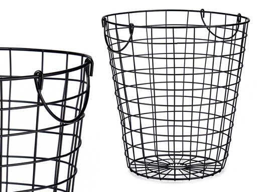 Cesto acero negro: Elegancia y resistencia para tu hogar moderno