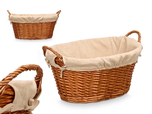 Cesto asas mimbre ovalado: Elegancia y funcionalidad para tu hogar