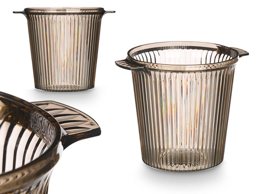 Champañera rayas gris 2,2L: Estilo y elegancia para tu mesa
