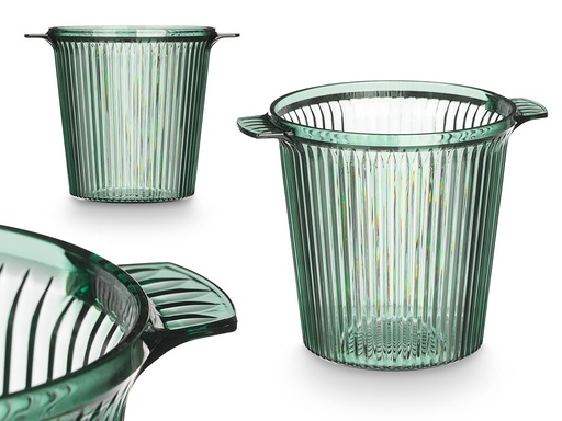 Champañera rayas verde 2,2L: Elegancia y frescura en cada brindis