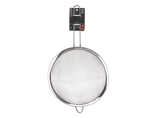 Colador de acero con soporte de 24 cm: durabilidad y practicidad
