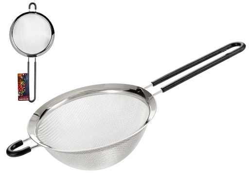 Colador de acero y silicona: resistente y versátil para tu cocina