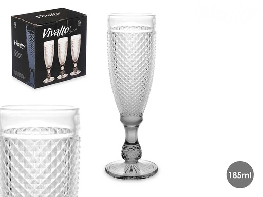 Copa Diamante para Cava Antracita: Elegancia y Estilo