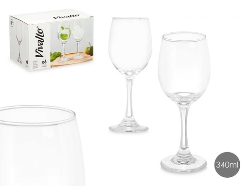 Copa agua 340ml: Diseño elegante y práctico para tu hidratación