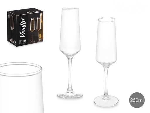 Copa champagne cónica 250ml: Elegancia y estilo en cada brindis