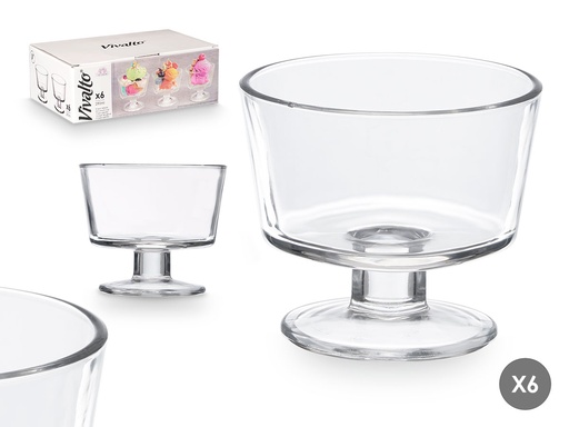 Copa helado lisa 290 ml: Ideal para disfrutar tus postres fríos