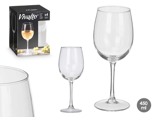Copa vino 450 ml: Disfruta tus vinos con elegancia y estilo