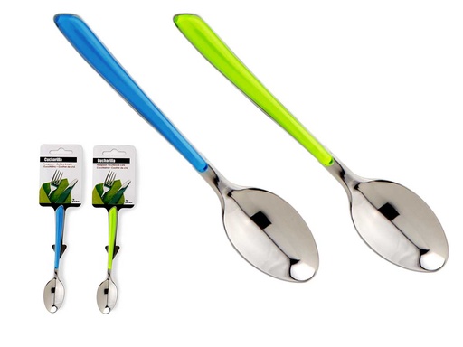 Cucharilla 2 colores vivos surtidos para alegrar tus comidas