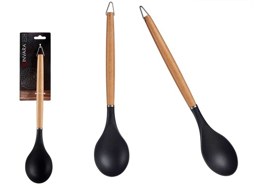 Cucharon nylon mango de madera de haya: resistente y funcional