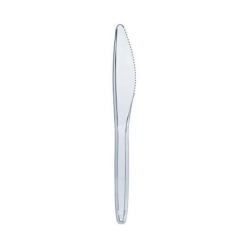 Cuchillo Plástico Transparente