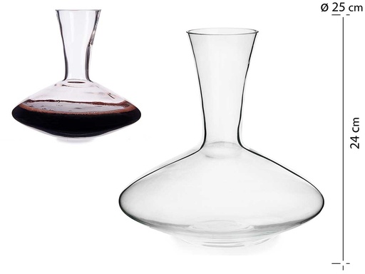 Decantador cristal boca ancha: elegancia y pureza en cada sorbo