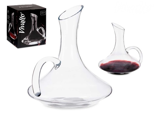 Decantador recto 1,5L: Elegancia y sabor en cada vino servido