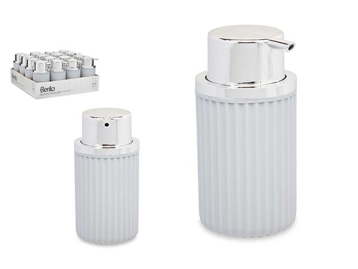Dispensador de jabón plástico gris: práctico y elegante para tu hogar