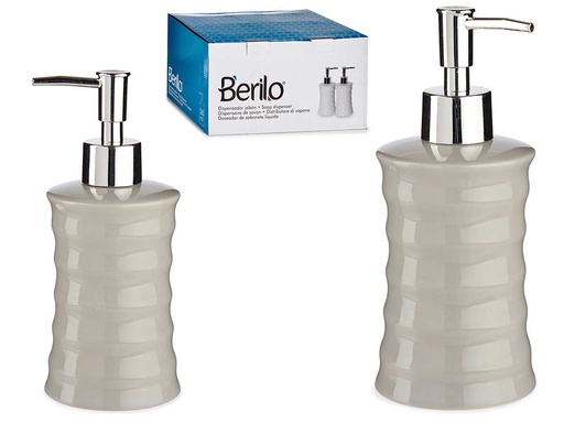 Dosificador Baño Ondas Bambú Gris: Estilo y Funcionalidad en Tu Baño