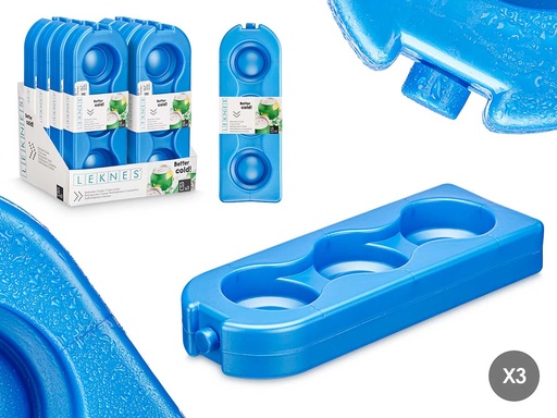 Enfriador 3 latas azul: Mantén tus bebidas frías y a la mano