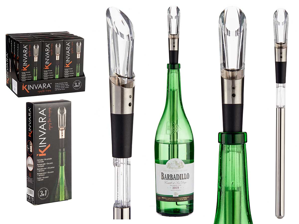 Enfriador Decantador y Aireador de Vino: Disfruta el Sabor Perfecto