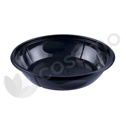 Ensaladera PET 800ml Base Negra