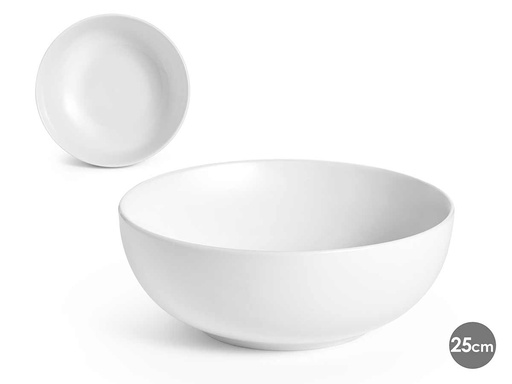 Ensaladera porcelana redonda, elegante y perfecta para tu mesa