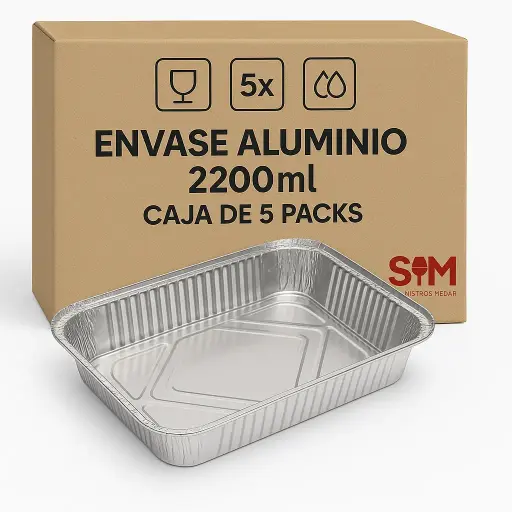 Envase Aluminio 2200ml