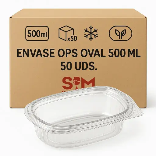 Envase OPS Oval 500ml
