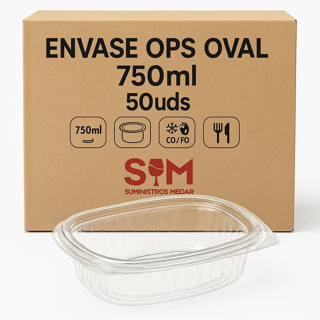 Envase OPS Oval 750ml