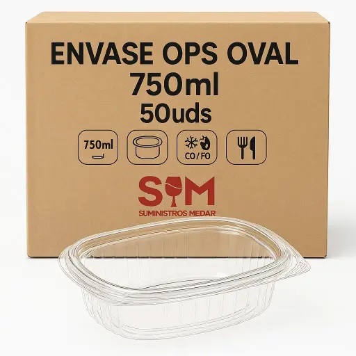 Envase OPS Oval 750ml