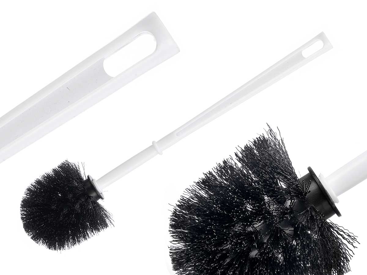 Escobilla baño blanca negra: Elegante y funcional para tu hogar