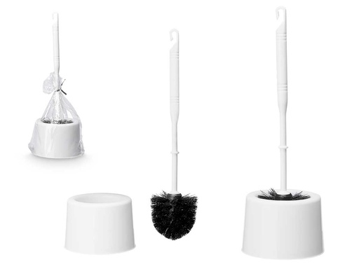 Escobillero blanco negro: elegancia y funcionalidad para tu baño