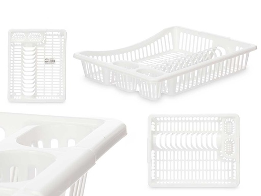 Escurreplatos grande blanco: organización y estilo en tu cocina