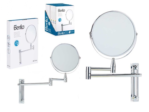 Espejo extensible doble cara: práctico y elegante para tu baño