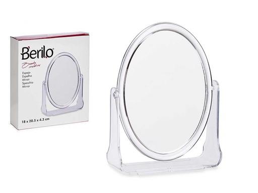 Espejo metacrilato ovalado ligero y elegante para tu hogar