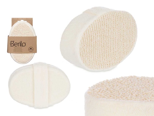 Esponja ovalada tejido natural: suavidad y cuidado para tu piel