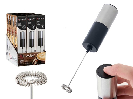 Espumador eléctrico de aluminio: espuma perfecta para tus bebidas