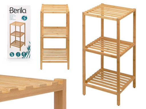 Estantería bambú 3 estantes: Elegancia y funcionalidad para tu hogar