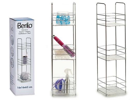 Estantería metal cuadrada 3 pisos: estilo y funcionalidad en tu hogar