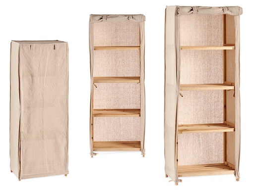 Estantería tela natural: Organiza con estilo y sostenibilidad