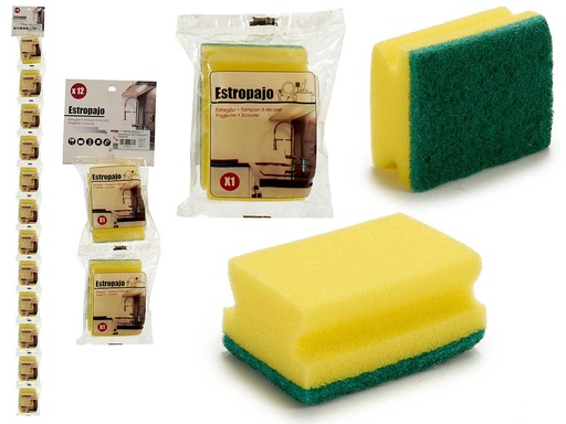 Estropajo rectangular: limpieza eficiente y duradera para tu hogar