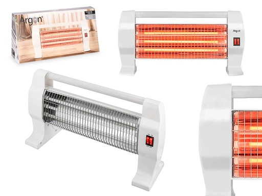 Estufa horizontal 3 barras 1200W: Calor eficiente y cómodo