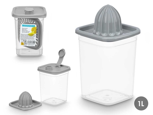 Exprimidor gris 1L: comodidad y funcionalidad para tu cocina