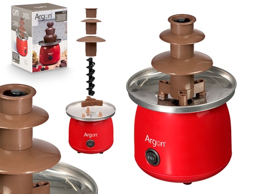 Fuente de chocolate roja 45w: Deliciosa diversión para tus fiestas