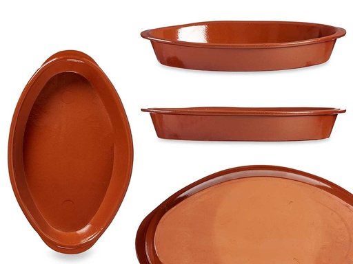 Fuente ovalada de 37x23 cm: Ideal para servir con estilo y elegancia