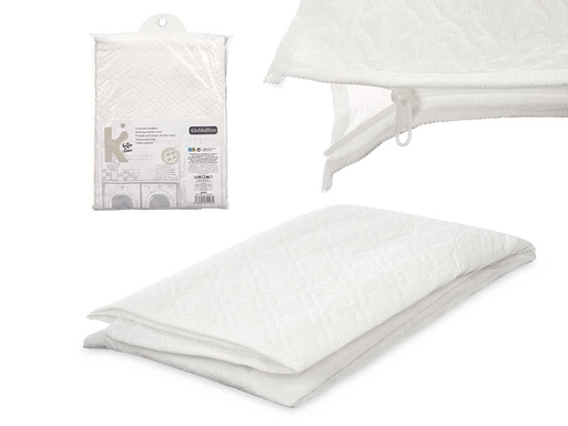 Funda lavadora acolchada: protección elegante y duradera en blanco
