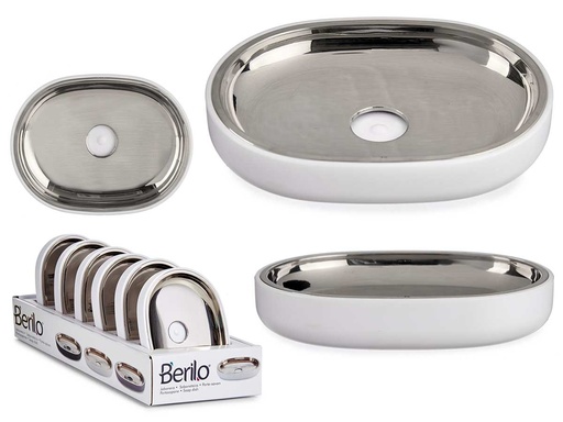 Jabonera plateada blanca: Elegancia y funcionalidad para tu baño