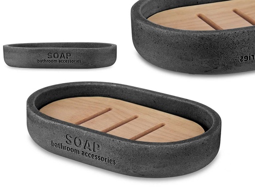 Jabonera resina bambú negro: Elegancia y durabilidad en tu baño