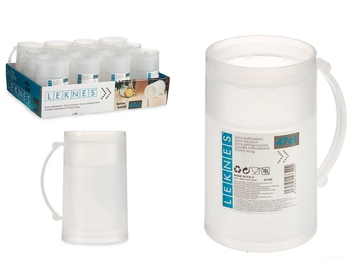 Jarra enfriadora transparente: Mantén tus bebidas frescas y elegantes