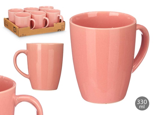 Jarra mug rosa palo 330 ml: elegancia y estilo para tu café