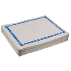 Mantel 30x40 Cenefa Azul