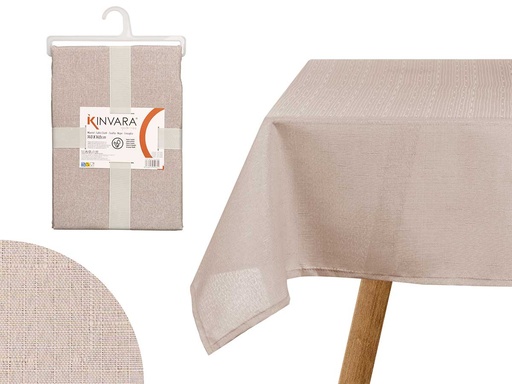 Mantel poliéster gris claro: elegante y resistente para tu mesa